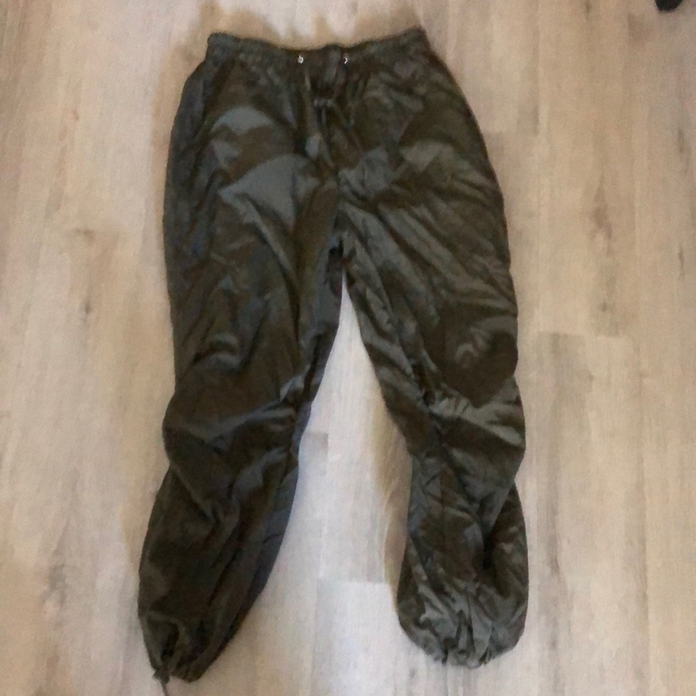 WORN ONCE!! Light weight parachute pants -